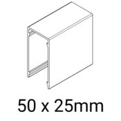 Knotwood Batten 50mm x 25mm Female/Part B (KEB5025M Compatible) - 6500mm